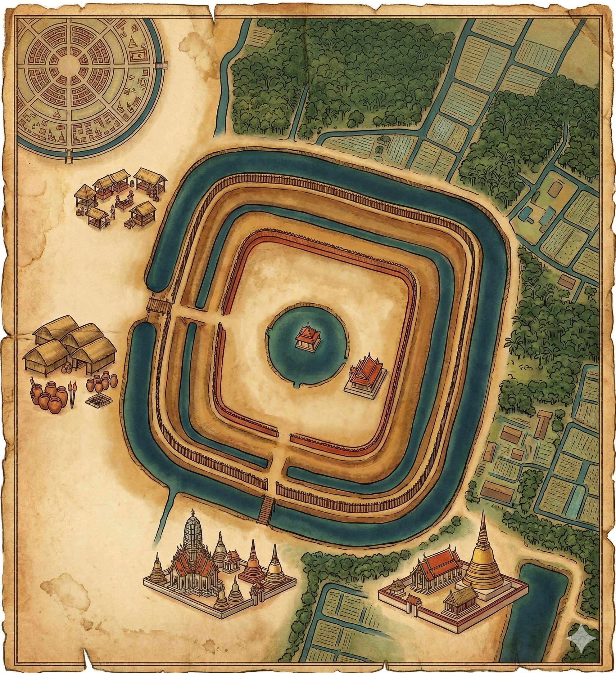 อารยธรรมทวารวดีที่เมืองการุ้ง